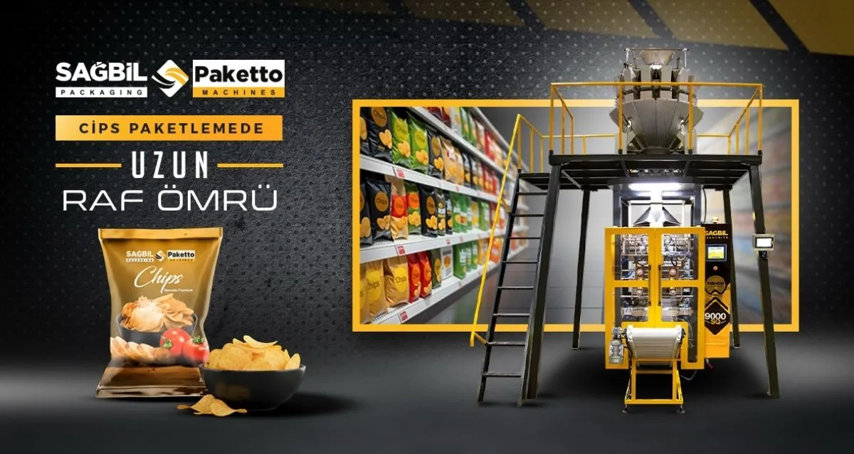 Raftaki En Taze Lezzet: Sağbil Azotlu Cips Paketleme Makinesi Çözümleri<